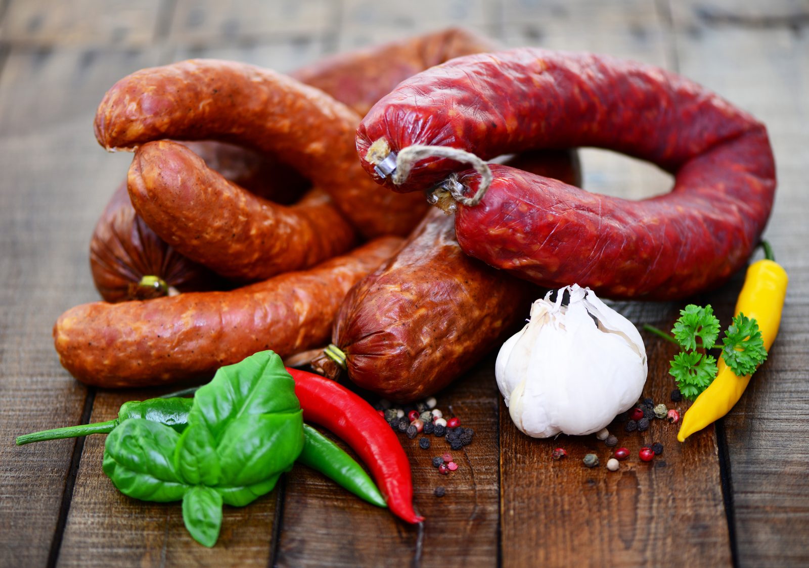 Wurstwaren vom Schwein